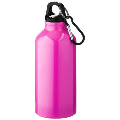 Botella de 400 ml de aluminio con mosquetón