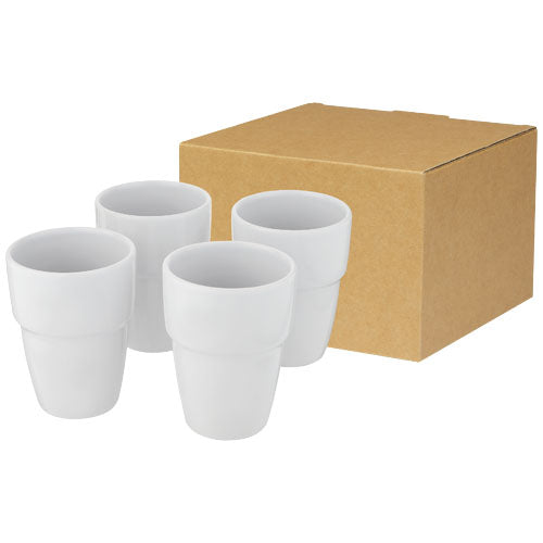 Set de regalo de 4 vasos apilables de 280 ml "Staki"