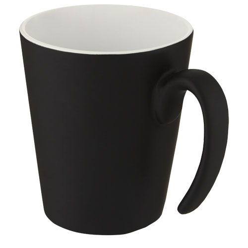 Taza de cerámica con asa de 360 ml