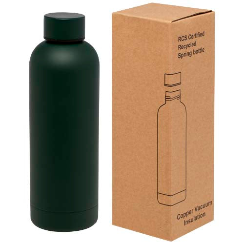 Bidón con aislamiento de cobre de 500 ml de acero inóxidable reciclado con certificado RCS
