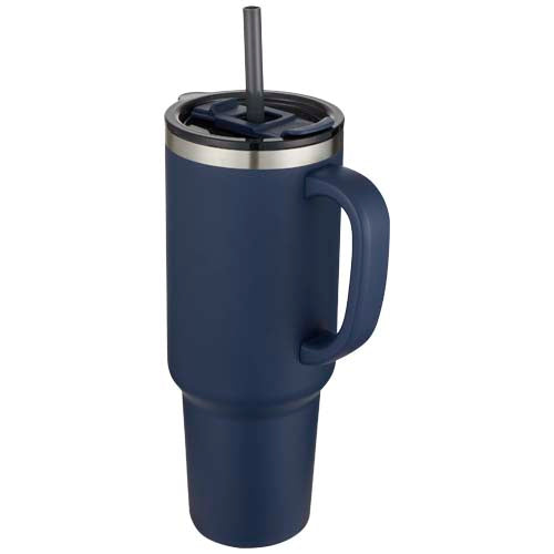 Vaso de cobre de 1200 ml con doble pared, pajita, aislamiento y certificado RCS