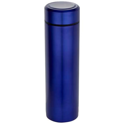 Termo de acero inoxidable de doble pared de 450 ml con colador de té