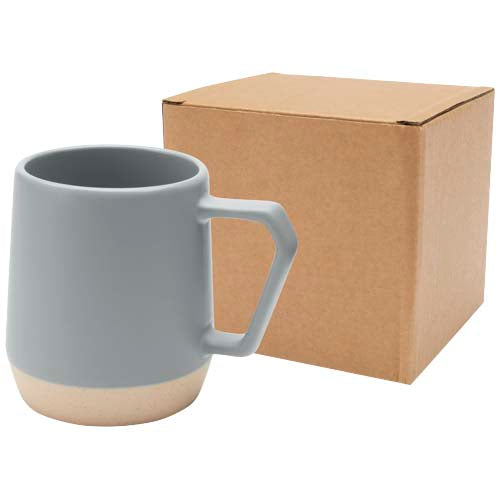 Taza de cerámica de 300 ml con acabado mate