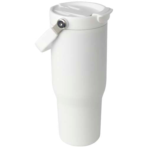 Vaso con aislamiento al vacío de cobre de acero inoxidable reciclado certificado RCS de 900 ml y con tapa de doble función