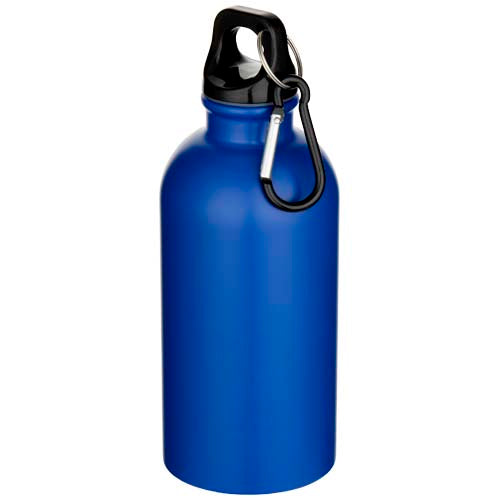 Botella de 400 ml de acero inoxidable mate con certificado RCS de una sola pared con mosquetón