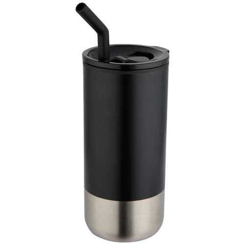 Vaso con aislamiento de 480 ml con certificado RCS y pajita