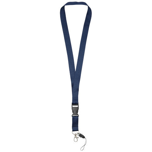 Lanyard con hebilla separable y enganche para móvil