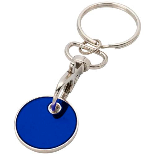Llavero con moneda para carrito