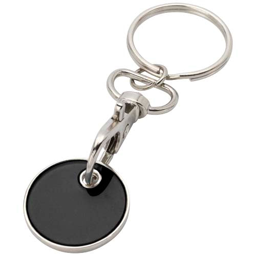 Llavero con moneda para carrito