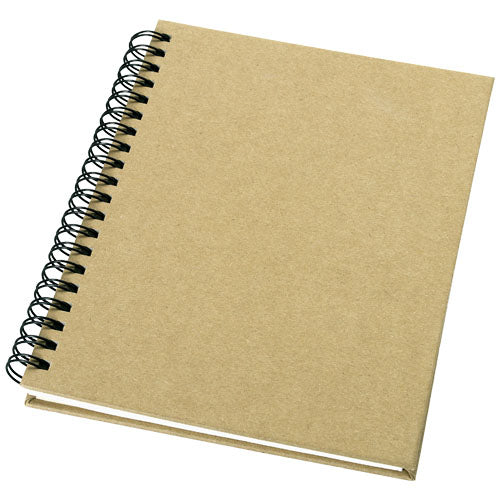 Libreta espiral de papel reciclado