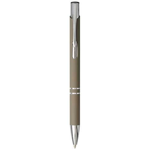 Bolígrafo con empuñadura de tacto suave (tinta negra)