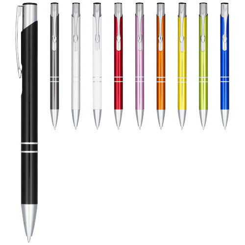 Bolígrafo de aluminio anodizado (tinta negra)