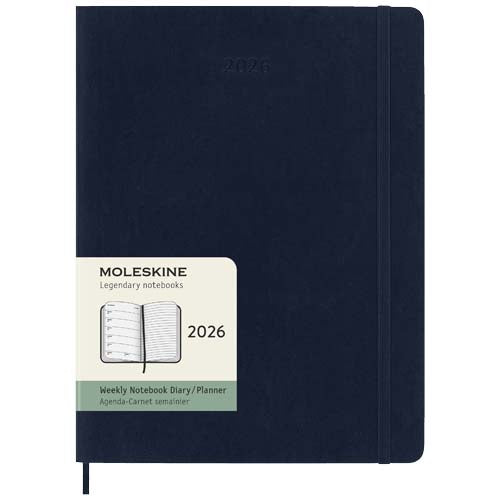 Libreta XL con tapa blanda de 12 meses