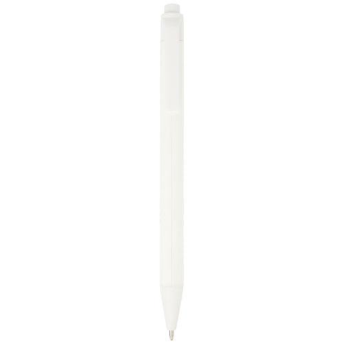 Bolígrafo monocromático de papel reciclado con acabado mate (tinta negra)