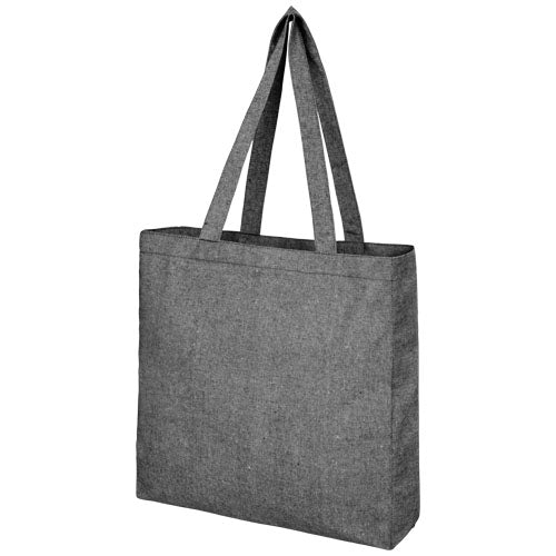 Bolsa Tote de algodón reciclado de 210 g/m² con refuerzos