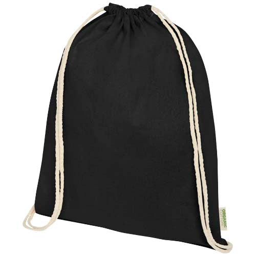 Mochila de cuerdas de algodón orgánico de 140 g/m² 5L
