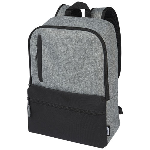 Mochila para portátil de 15" reciclada GRS en dos tonos de 14 L "Reclaim"