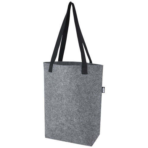 Bolsa Tote de fieltro reciclado GRS con fondo ancho de 12 L "Felta"