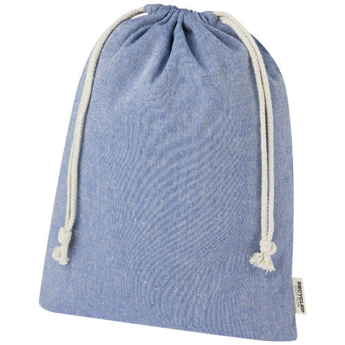 Bolsa de regalo grande de 4 l de algodón reciclado GRS de 150 g/m²