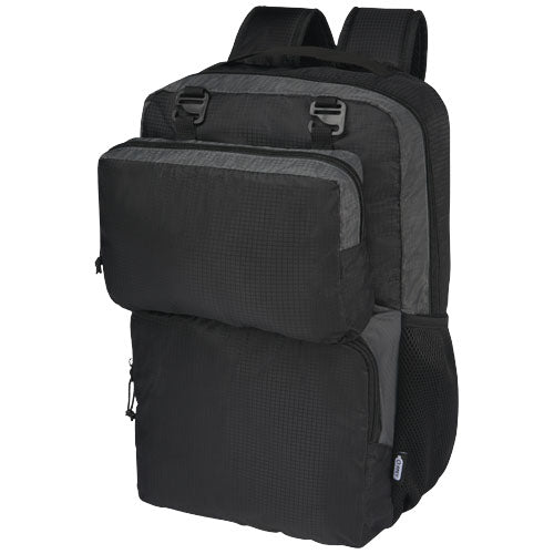 Mochila para portátil de 15" reciclada GRS en dos tonos de 14 L "Trailhead"