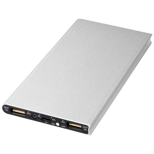 Batería externa de aluminio de 8000 mAh