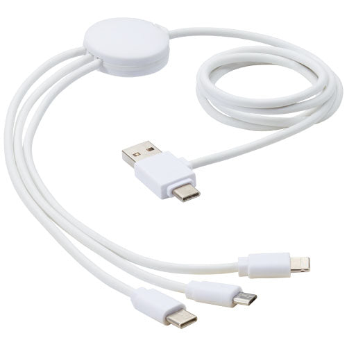Cable de carga 5 en 1 con aditivo antibacteriano