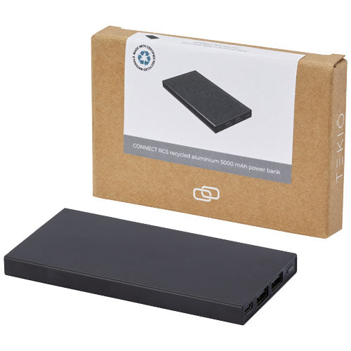 Batería externa de 5000 mAh en aluminio reciclado