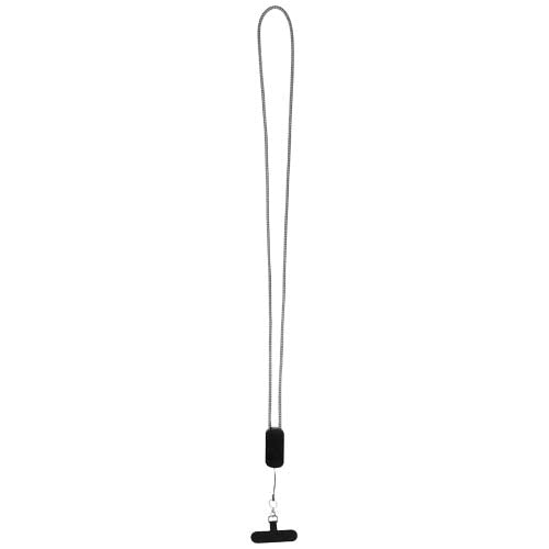 Lanyard de plástico reciclado para smartphone con cable integrado 5 en 1 de 27 W