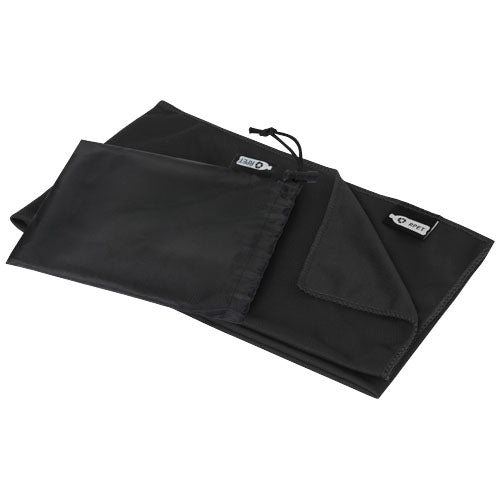 Toalla refrescante deportiva de PET reciclado con bolsa 80 x 30 cm