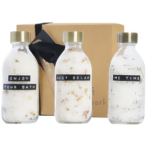 Conjunto de regalo de sal de baño de 3 piezas de 200 ml