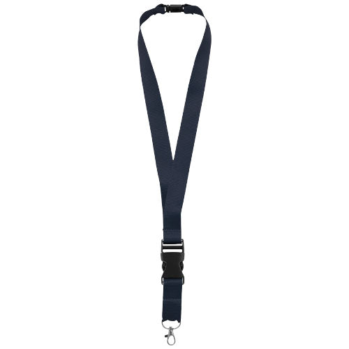 Lanyard con hebilla separable y clip de seguridad