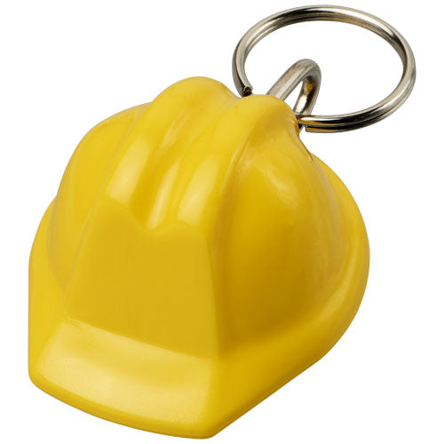 Llavero de material reciclado con forma de casco protector