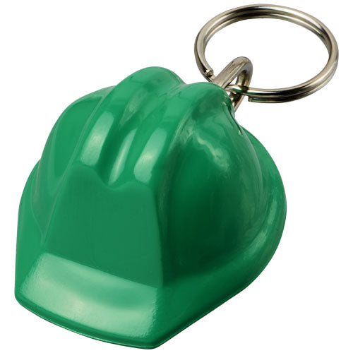 Llavero de material reciclado con forma de casco protector
