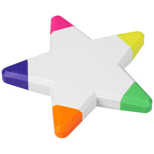 Marcador fluorescente estrella