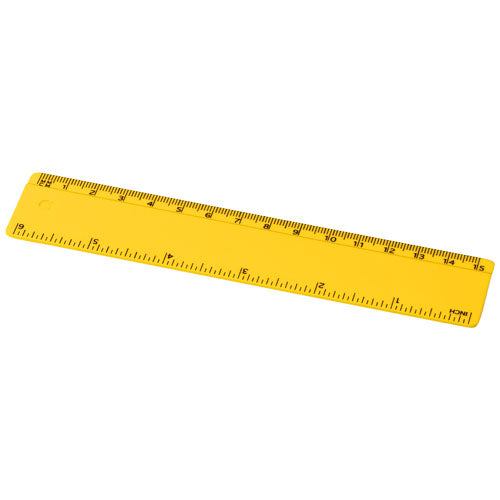 Regla de plástico reciclado de 15 cm