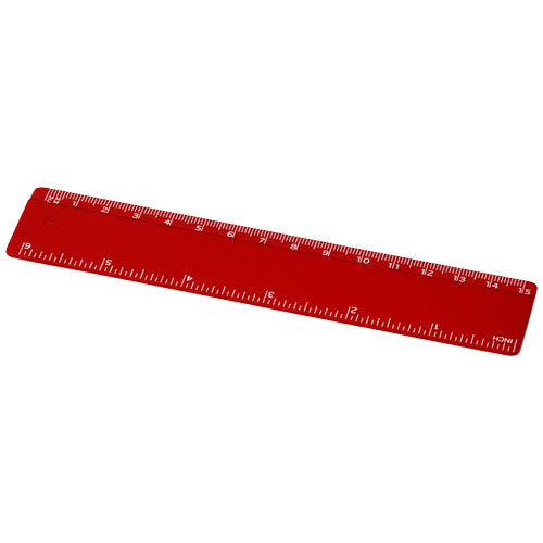Regla de plástico reciclado de 15 cm