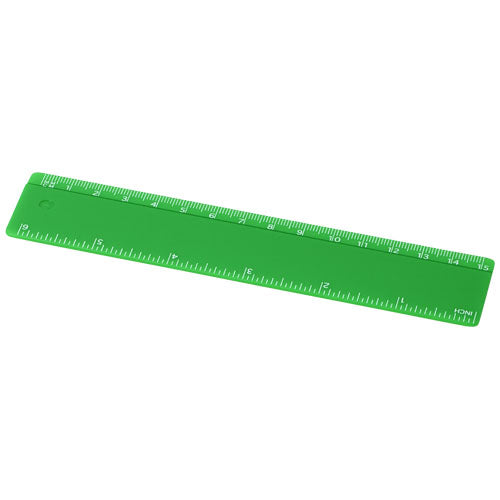 Regla de plástico reciclado de 15 cm