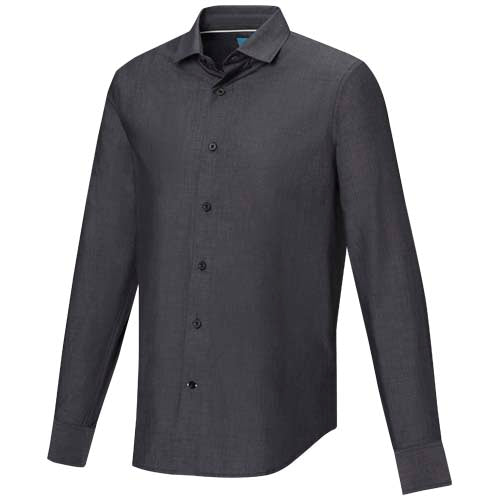 Camisa orgánica de manga larga para hombre