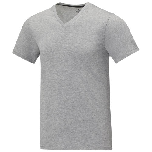 Camiseta de manga corta y cuello en V para hombre