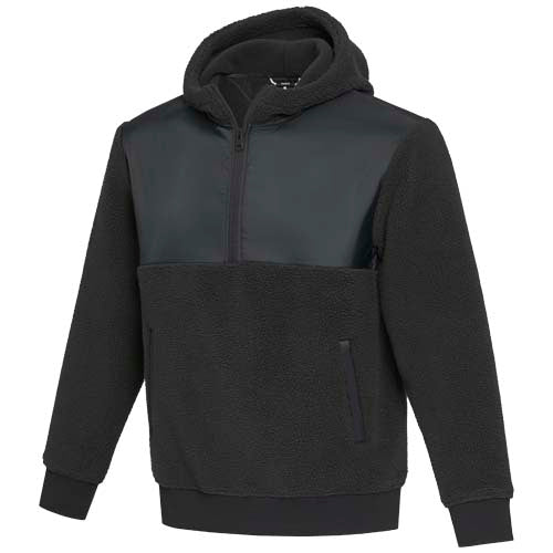 Sudadera unisex de tejido polar sherpa reciclado