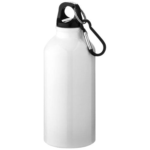 Botella de 400 ml de aluminio con mosquetón