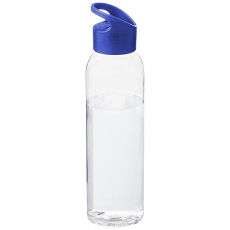 Botella de Tritan™ transparente con tapa de colores de 650 ml