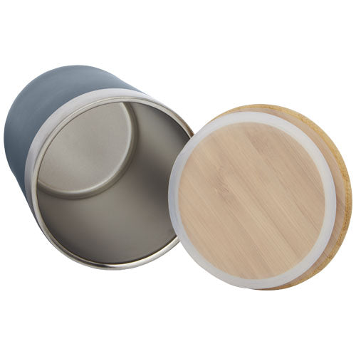 Vaso de 330 ml de acero inoxidable con aislamiento al vacío de cobre y tapa de bambú Lagan