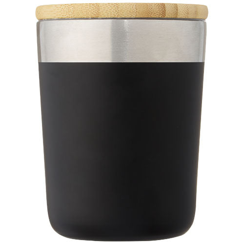 Vaso de 330 ml de acero inoxidable con aislamiento al vacío de cobre y tapa de bambú Lagan