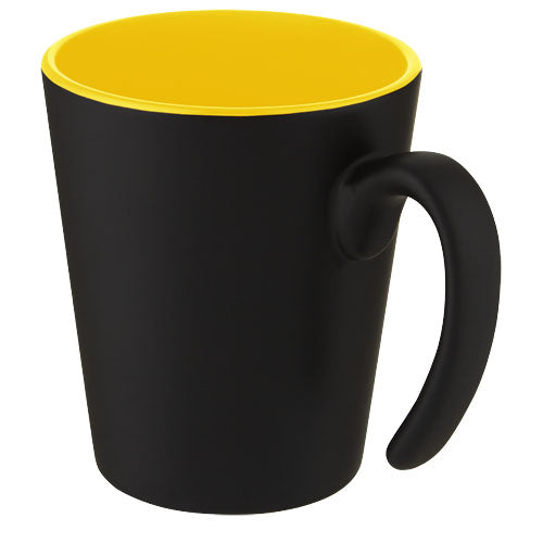 Taza de cerámica con asa de 360 ml