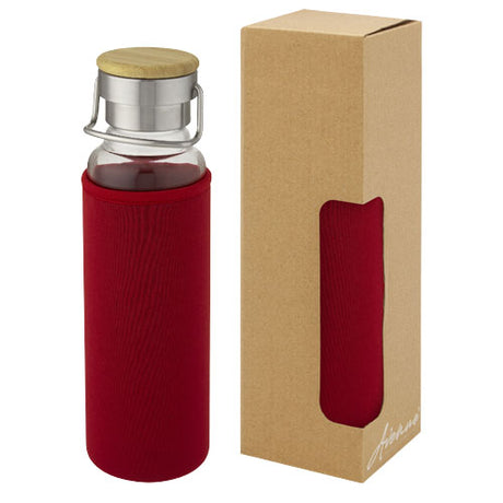 Botella de vidrio borosilicato con funda de neopreno de 660 ml "Thor"