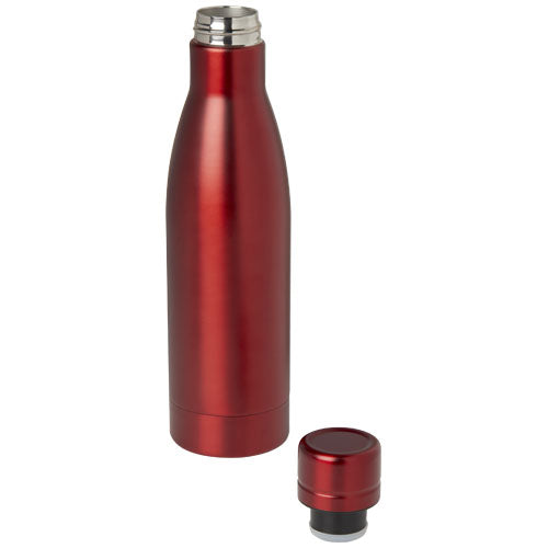 Bidón con aislamiento al vacío de 500 ml de cobre de acero inoxidable reciclado con certificación RCS Vasa