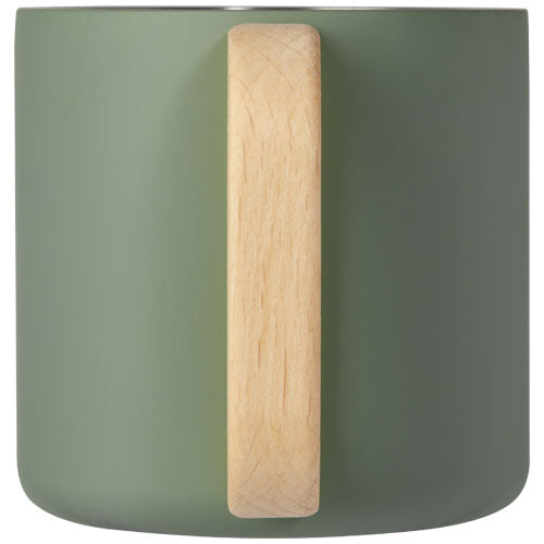 Taza de acero inoxidable reciclado con certificado RCS con aislamiento de cobre de 360 ml Bjorn