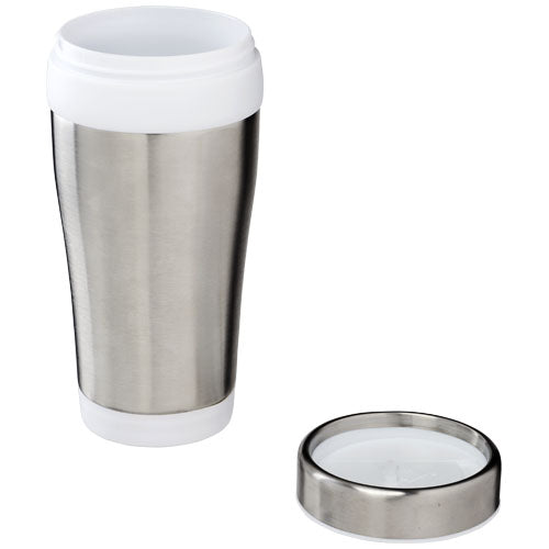 Vaso con aislamiento de acero inoxidable reciclado de 410 ml con certificación RCS Elwood