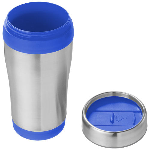 Vaso con aislamiento de acero inoxidable reciclado de 410 ml con certificación RCS Elwood